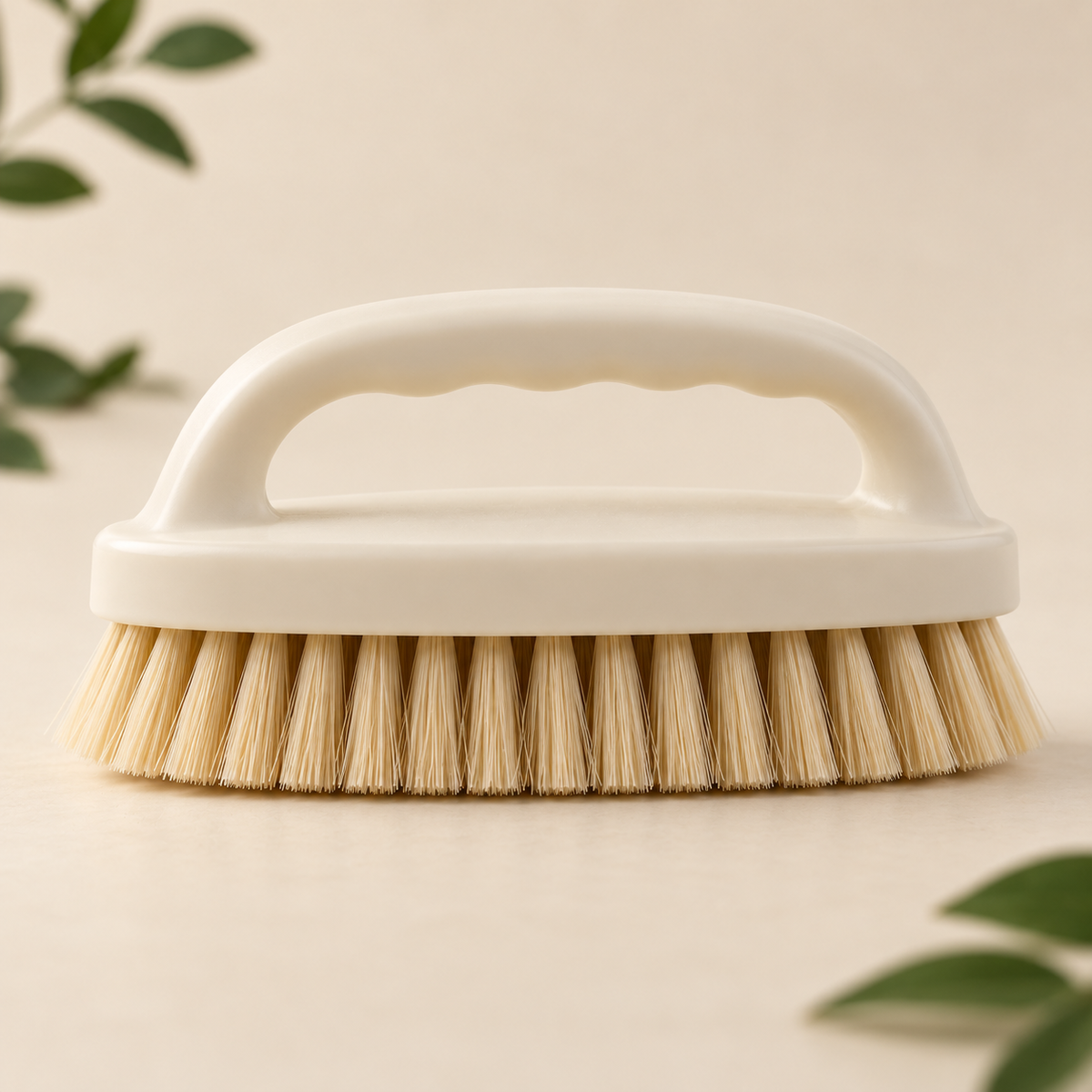AI concept: hand-scrub-brush - side profile studio view