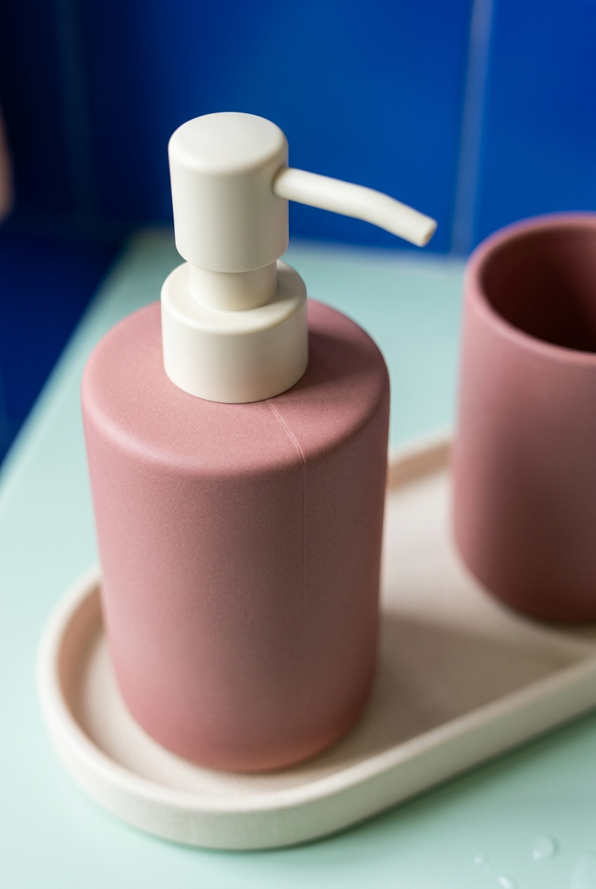 Ivory pump and rose bottle detail concept