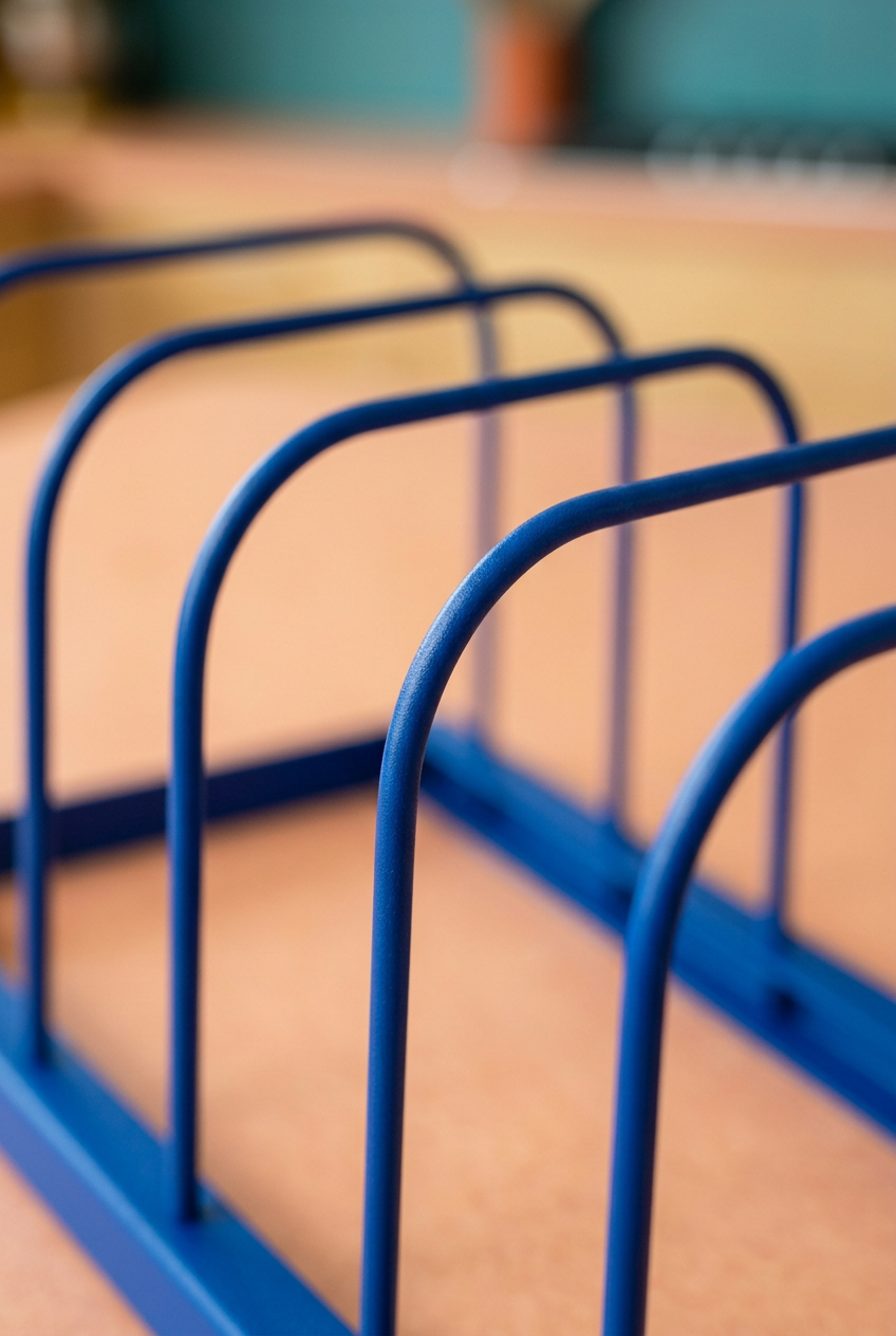 Rounded blue divider detail concept
