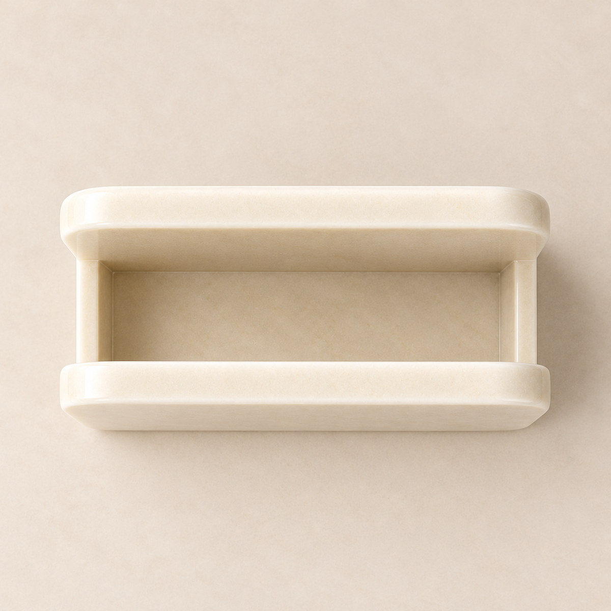 AI concept — napkin-holder, overhead view