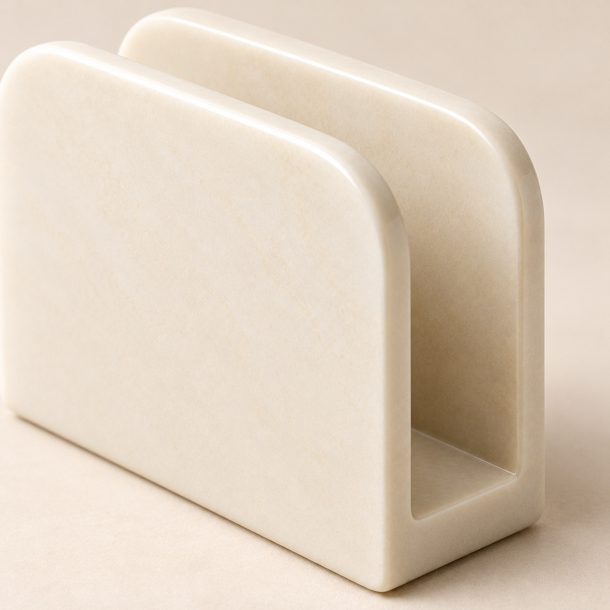 AI concept — napkin-holder, close detail view