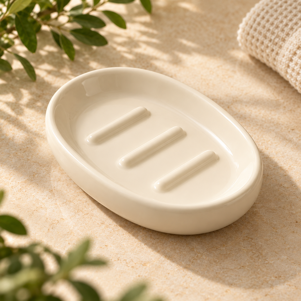 Countertop Soap Dish - AI concept opposite elevated three-quarter view