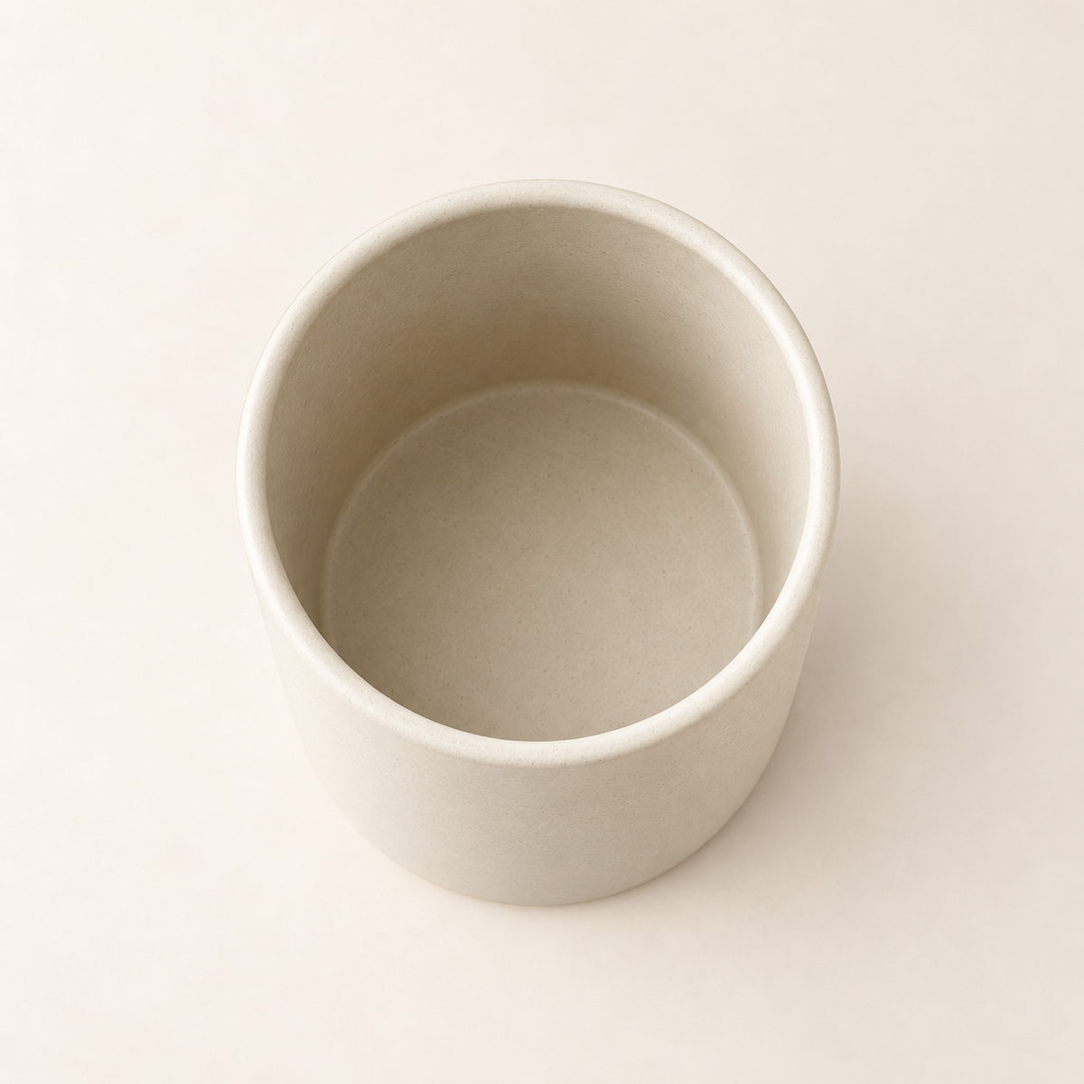 AI concept — utensil-crock, overhead view